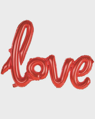 Love Script Foil Balloon Bunting | Valentines Day Balloons NZ