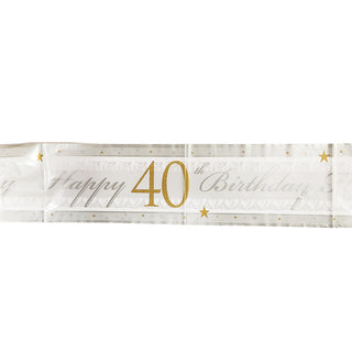 Happy 40th Birthday Banner | 40th Birthday Party Supplies NZ