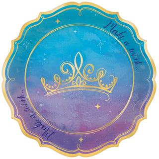Disney Princess Once Upon A Time Plates - Lunch 8 Pkt