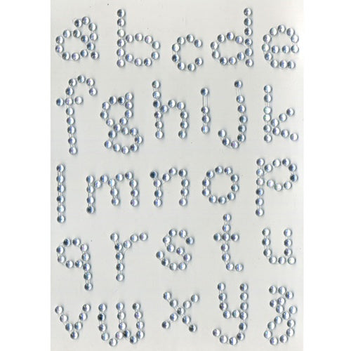 Bling Alphabet Stickers - Silver NZ – Build a Birthday NZ