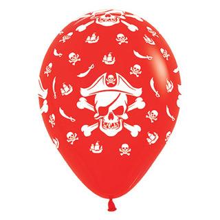 Red Pirate Balloons | Pirate Party Supplies NZ