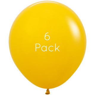 45cm Honey Yellow Giant Balloons | Yellow Party Supplies NZ