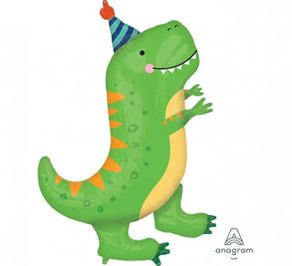 Dino-Mite T-Rex Dinosaur SuperShape Foil Balloon
