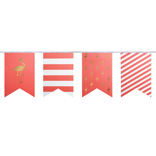Flamingo Stripe Bunting