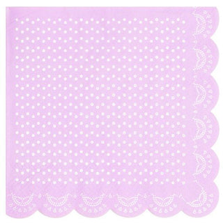 Lavender Doily Beverage Napkin | Doily Beverage Napkins | NZ Party Supplies|
