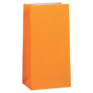 Orange Paper Party Bag | Orange Party Supplies NZ