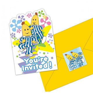 Amscan | Bananas in Pyjamas Invitations | Bananas in Pajamas Party Supplies NZ