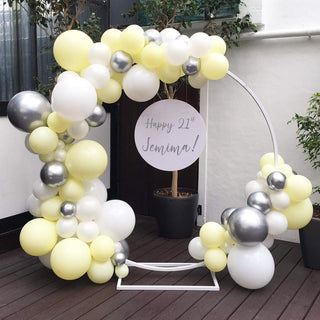 Sunshine Shimmer Balloon Frame Backdrop Hire | Event Hire Wellington NZ