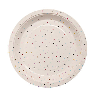 Mini Confetti Plates Dinner | Mini Confetti Plates | Confetti Plates | NZ Party Supplies |
