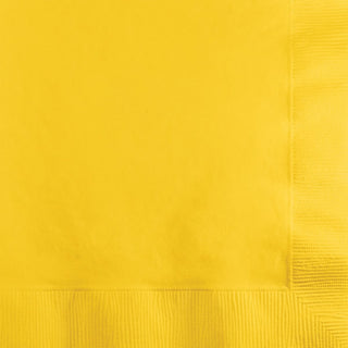School Bus Yellow Napkins - Lunch