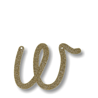 Meri Meri Gold Acrylic Bunting Letter or Number