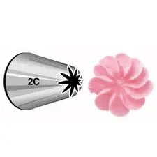 #2C Drop Flower Decorating Tip