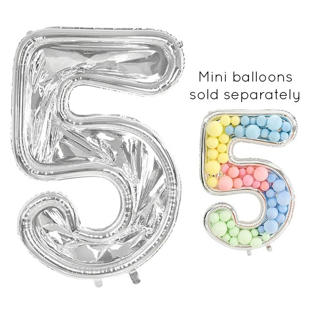 Inflatable Number Balloon Frame - 5 NZ – Build a Birthday NZ