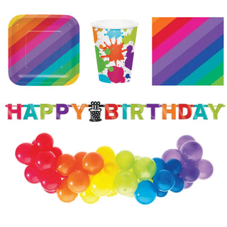 Rainbow Party Essentials for 8 - SAVE 20%