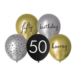 50th Birthday Balloons | 50th Birthday Party Supplies NZ