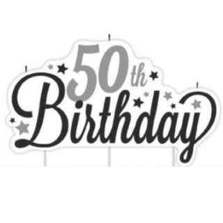 50th birthday candle | 50th birthday party supplies nz