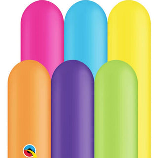 Tropical Assortment 260Q Balloons - 100 Pkt