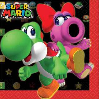 Super Mario Brothers Napkins | Super Mario Party Supplies NZ