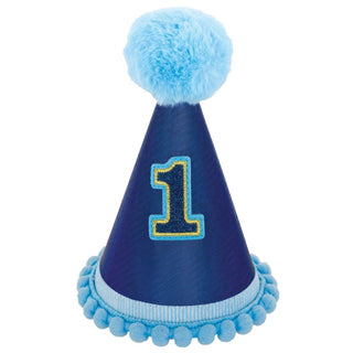 Blue 1st Birthday Deluxe Party Hat | 1st Birthday Party Supplies NZ
