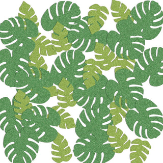 Tropical Palm Leaf Sparkle Table Scatters