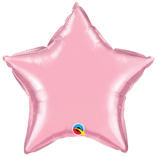 Qualatex | Pearl Pink Star Mini Foil Balloon | Pink Party Supplies NZ