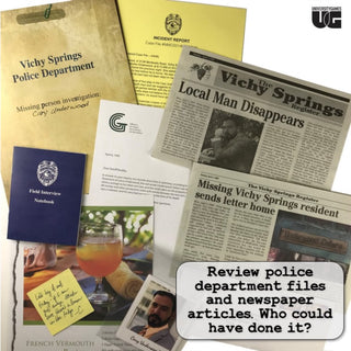 Murder Mystery Party Case Files - Underwood Cellars