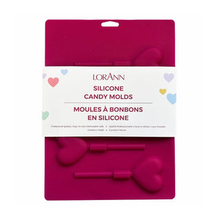 LorAnn | Silicone Hearts Lollipop Mould | Valentines Baking Supplies NZ
