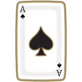 Casino Playing Card Plates | Casino Party NZ