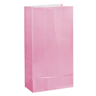 Large Pastel Pink Treat Bags | Pink Party Supplies NZ