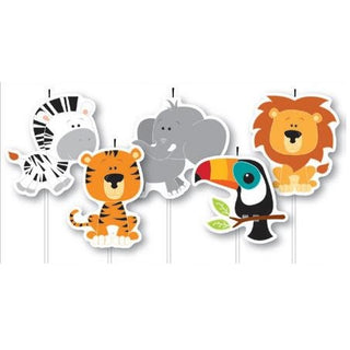 Jungle Animals Candles | Jungle Animal Party Supplies NZ