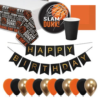 Basketball Party Essentials for 8 - SAVE 10%
