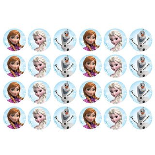 Frozen Edible Icing Cupcake Images | Frozen Party Supplies NZ