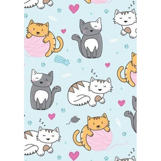Kittens Folded Gift Wrap