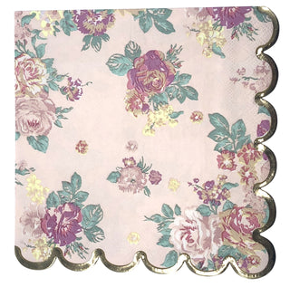 Vintage Floral Napkins | Floral Napkins | Vintage Napkins | NZ Party Supplies |