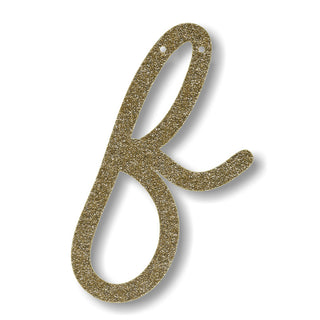 Meri Meri Gold Acrylic Bunting Letter or Number