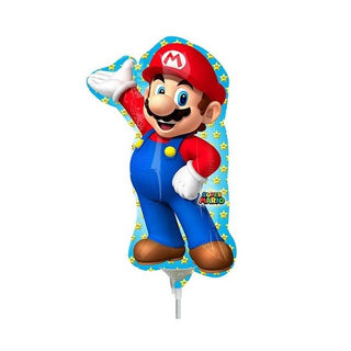 Super Mario Brothers Mini Shaped Foil Balloon - Add to Balloon Garland