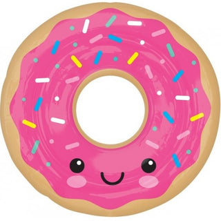 Smiling Donut SuperShape Foil Balloon | Donut Party Supplies NZ