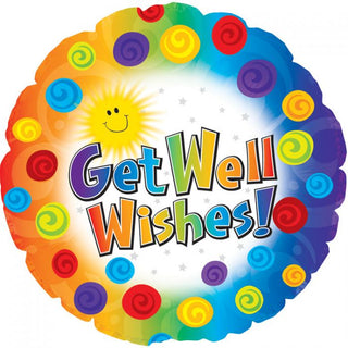 Get Well Wishes Foil Balloon