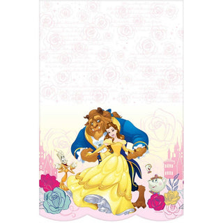 Disney Princess Beauty and the Beast Tablecover | Beauty and the Beast Party Supplies NZ