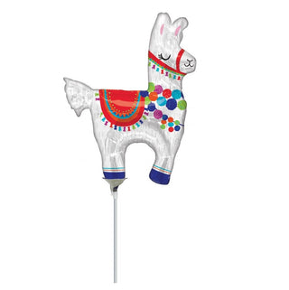 Llama Mini Shaped Foil Balloon - Add to Balloon Garland