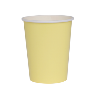 Five Star | Pastel Yellow Cups 20 Pack | Yellow Party Supplies NZ