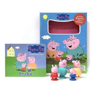 Peppa Pig Tattle Tales Book & Figurines