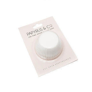 White Greaseproof Baking Cups - 100 Pkt