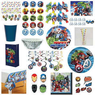 Deluxe Avengers Party Pack for 8 - SAVE 10%
