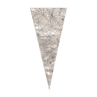 Spiderweb Cone Cello Bags - 20 Pkt