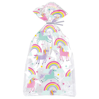 Rainbow & Unicorn Cello Bags | Unicorn Party Supplies NZ