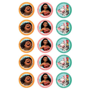 Moana Edible Cupcake Images
