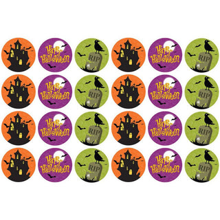 Happy Halloween Edible Icing Cupcake Images