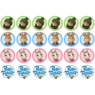 Peter Rabbit Edible Icing Cupcake Images | Peter Rabbit Party Supplies NZ
