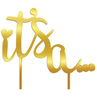 It's a cake topper | Gender Reveal Cake NZ